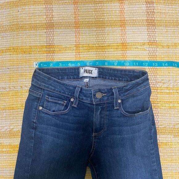 Paige Kylie Crop Low Rise Distressed Jeans Size 25 - Picture 2 of 11